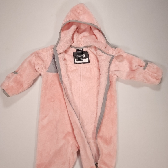 The North Face Infant Oso One Piece Suit 6-12 months Pink Excellent Condition - Picture 4 of 16